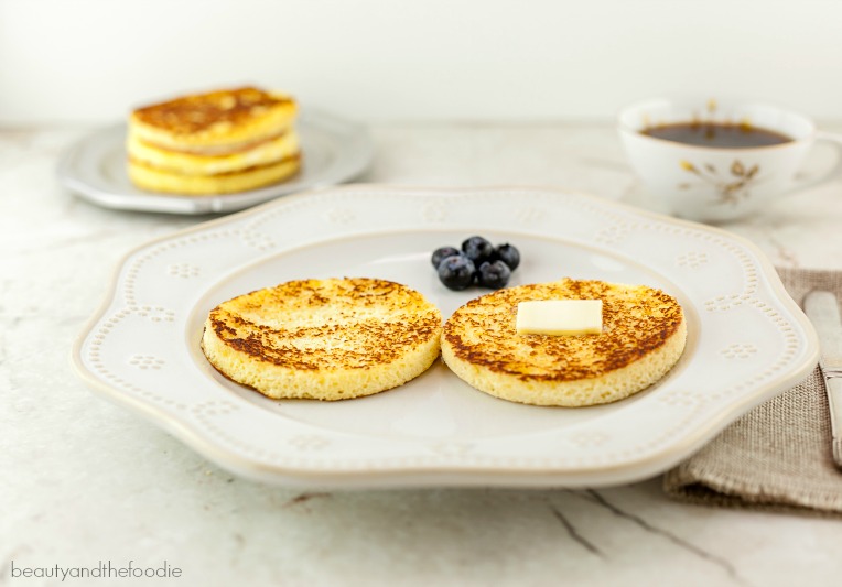 Quick Paleo English Muffins - Grain free, Low Carb and Keto. 