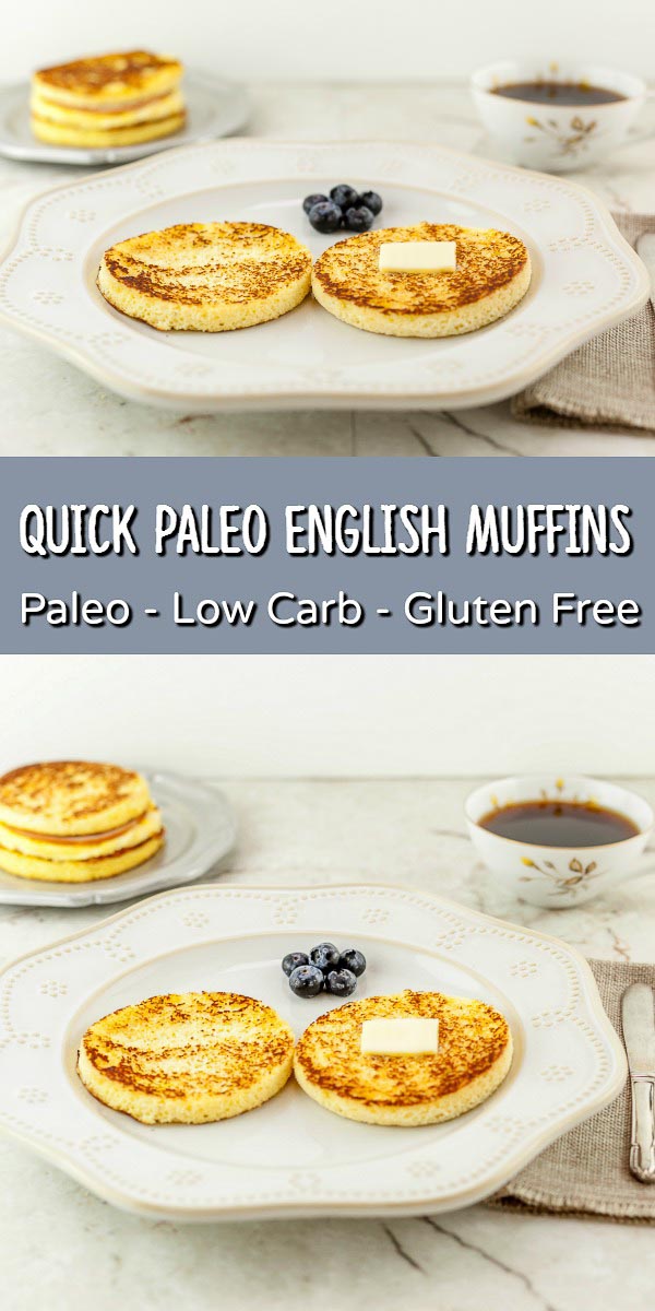 Low Carb Keto English Muffin Recipe (2 Min!)