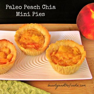 Peach Mini Pies- Paleo and Low Carb