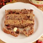 Chocolate Chip Cranberry Pecan Bread - Paleo, low carb