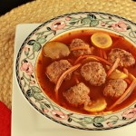 Paleo Italian Meatball Soup Crock Pot- grain free and low carb