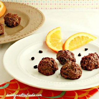 Chocolate Orange Truffle Bites - Low Carb and Paleo.