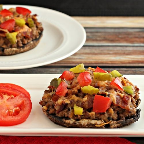 Bacon Burger Cauliflower Rice Casserole Beauty and the Foodie