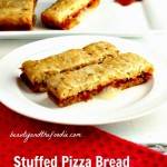 Grain Free Stuffed Pizza Bread , primal, low carb / beautyandthefoodie.com