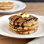 Choco Nutty Tiger Pancakes, paleo and low carb.