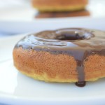 paleo lemon donuts with chocolate glaze