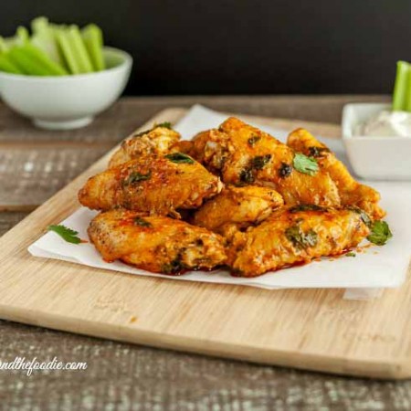 Saucy Baked Buffalo Chicken Wings, low carb and paleo