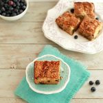 Blueberry Cream Cheese Crumb Cake, grain free,low carb, and paleo option