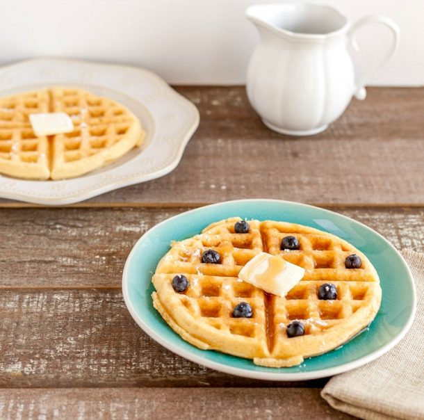 Low Carb Buttermilk Waffles Beauty and the Foodie