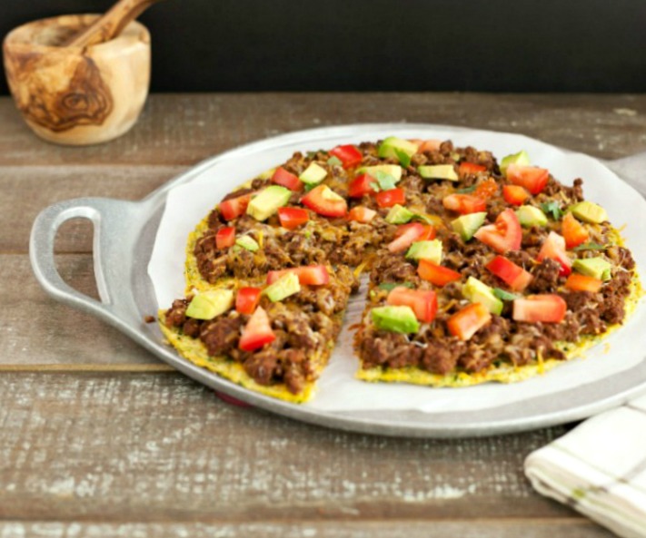 Low Carb Mexican Pizza- low carb and primal