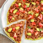 Low Carb Mexican Pizza- grain free, low carb and primal