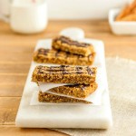 Easy Low Carb Granola Bars, grain free, low carb and paleo