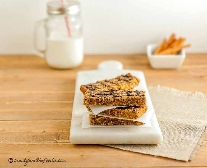 Easy Low Carb Granola Bars, grain free, low carb and paleo
