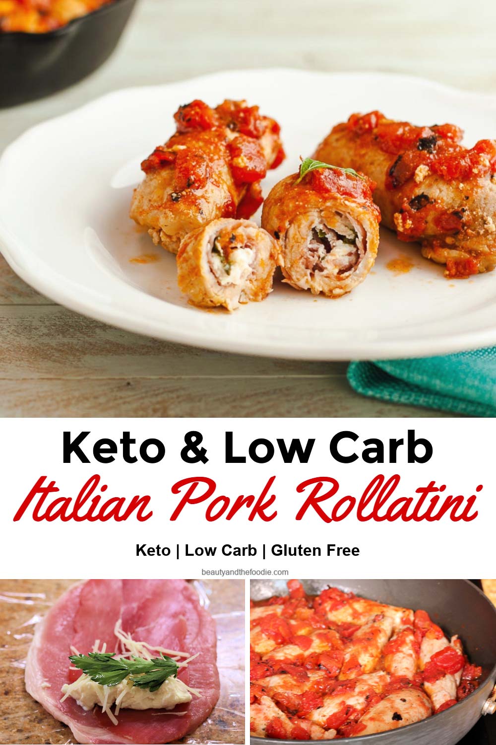 Italian Pork Rollatini Low Carb