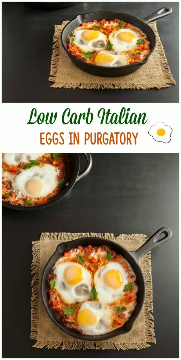 Low Carb Italian Eggs In Purgatory Beauty and the Foodie