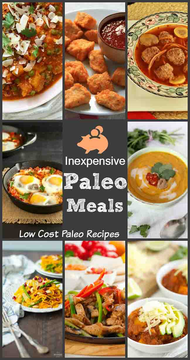 Inexpensive Paleo Meals. Low cost paleo recipes