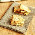 Sesame Cheese Crackers Low Carb- grain freee, keto, gluten free, and primal crackers