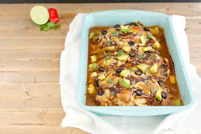Easy Mexican Chicken Bake Low Carb - Beauty and the Foodie