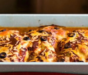 Easy Mexican Chicken Bake Low carb and Gluten Free