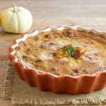 Savory Bacon Pumpkin Mock Souffle- Gluten free, Low Carb and Primal.
