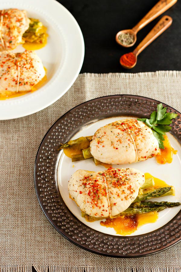 Cheddar Bacon Asparagus Chicken Rolls- Low carb, prmal and gluten free