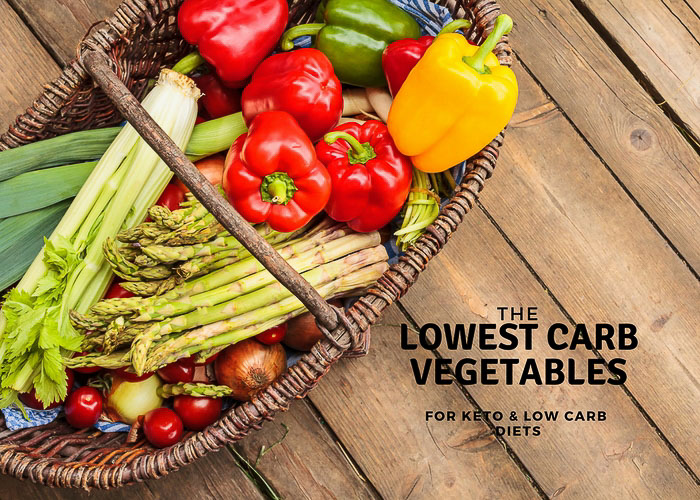 Best Lowest Carb Vegetables For Keto and low Carb Diets- Find out which vegetables are the lowest a the highest in carbs.