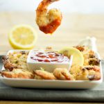 Oven Fried Garlic Parmesan Shrimp- Low Carb & Gluten Free