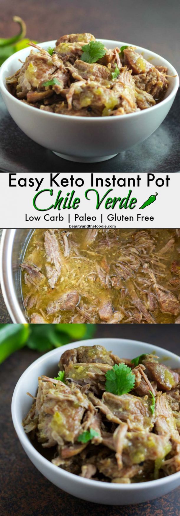 Easy Keto Instant Pot Chile Verde Beauty and the Foodie