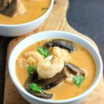 Keto Instant Pot Thai Shrimp Soup - Paleo & Whole30