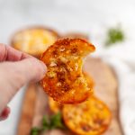 Keto Nacho Cheese Crisps- low carb chip alternative with nacho spices