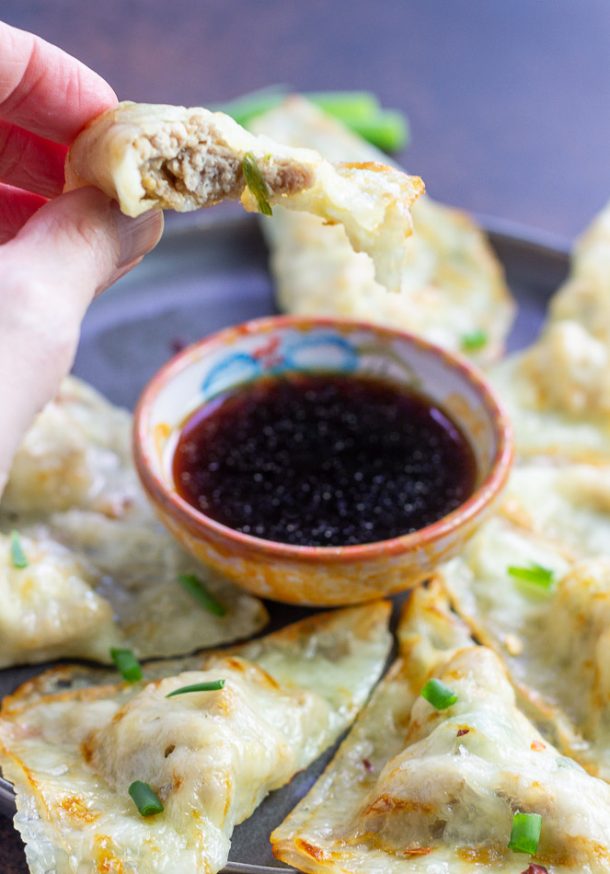Easy Keto Potstickers with Asian Dipping Sauce Beauty and the Foodie