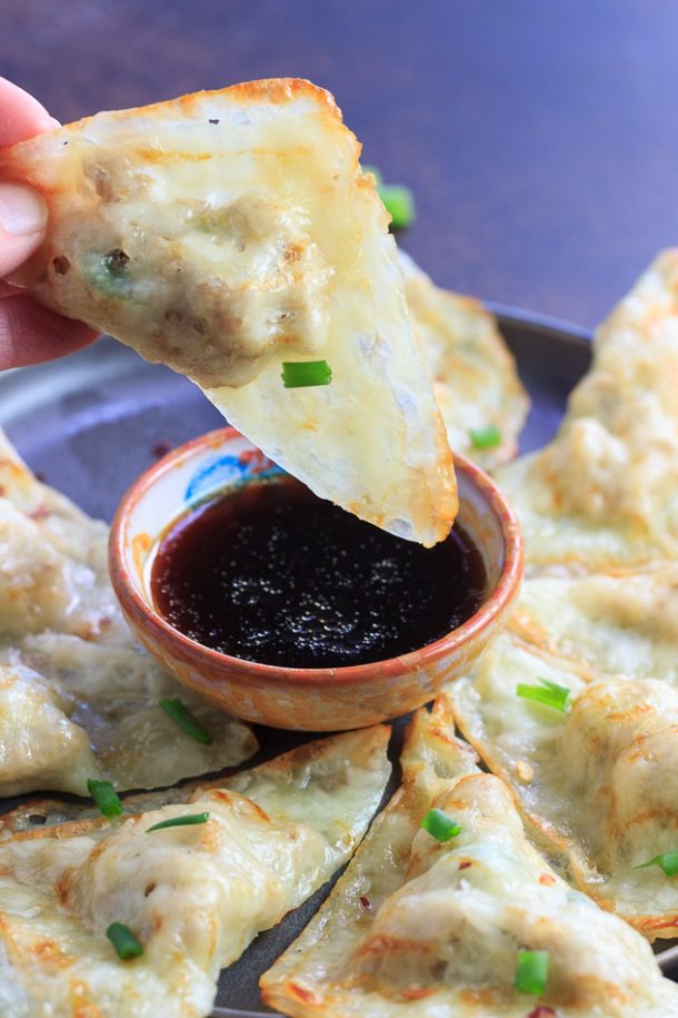 Easy Keto Potstickers with Asian Dipping Sauce Beauty and the Foodie