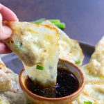 Easy Keto Potstickers with Asian Dipping Sauce- Keto and low carb pot-stickers that are simple to make! #keto #lowcarb #potstickers