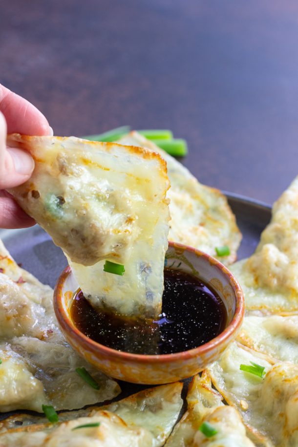 Easy Keto Potstickers with Asian Dipping Sauce Beauty and the Foodie