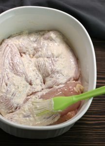 Keto Sour Cream Parmesan Chicken- prep 3