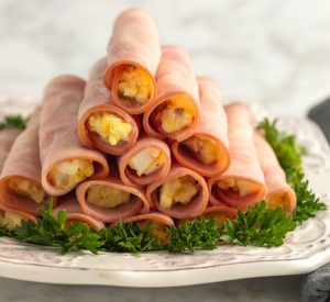 Keto Bacon Egg Salad Rolls- Low Carb and Paleo
