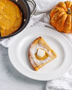 Keto Pumpkin Dutch Baby Pancake- keto , low carb & paleo