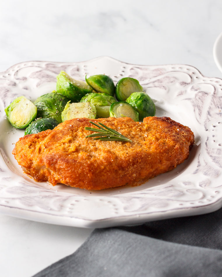 Easy Keto low carb breaded and baked Pork Chops