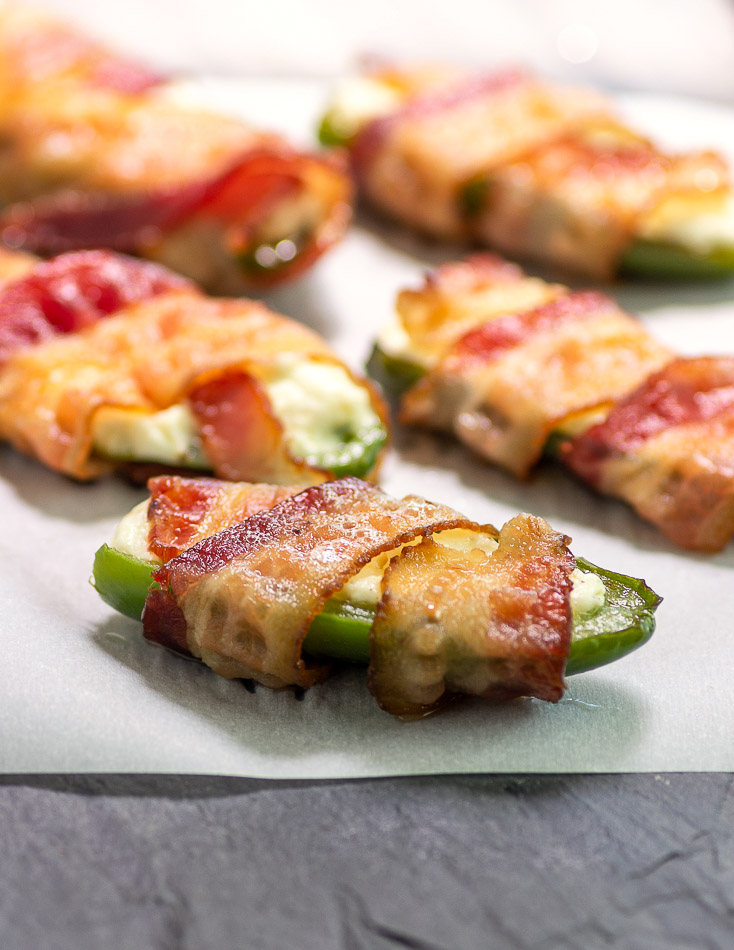 Keto Bacon Jalapeno Poppers- low carb & gluten free.
