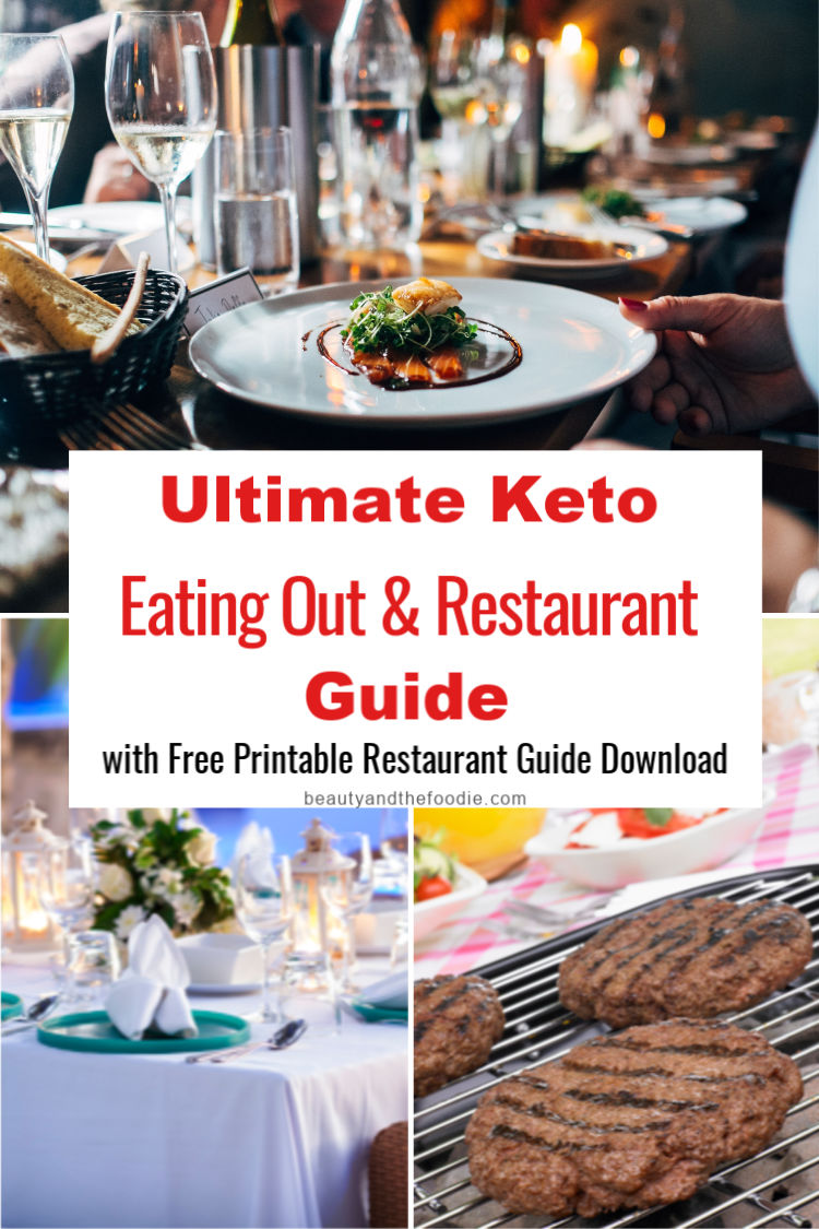 Ultimate Keto Eating Out & Restaurant Guide with Free Printable Guide