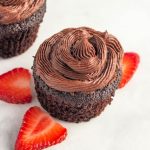 Keto Rich Chocolate Cupcakes with Nutella Frosting