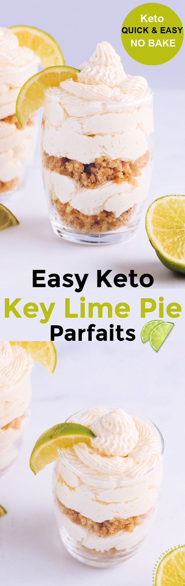 Keto Key Lime Pie Parfaits