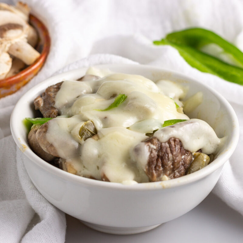 Keto Instant Pot Philly CheeseSteak Bowls