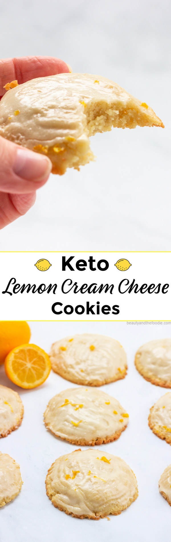 Keto Lemon Cream Cheese Cookies