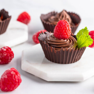 Easy Keto Chocolate Mousse Cups
