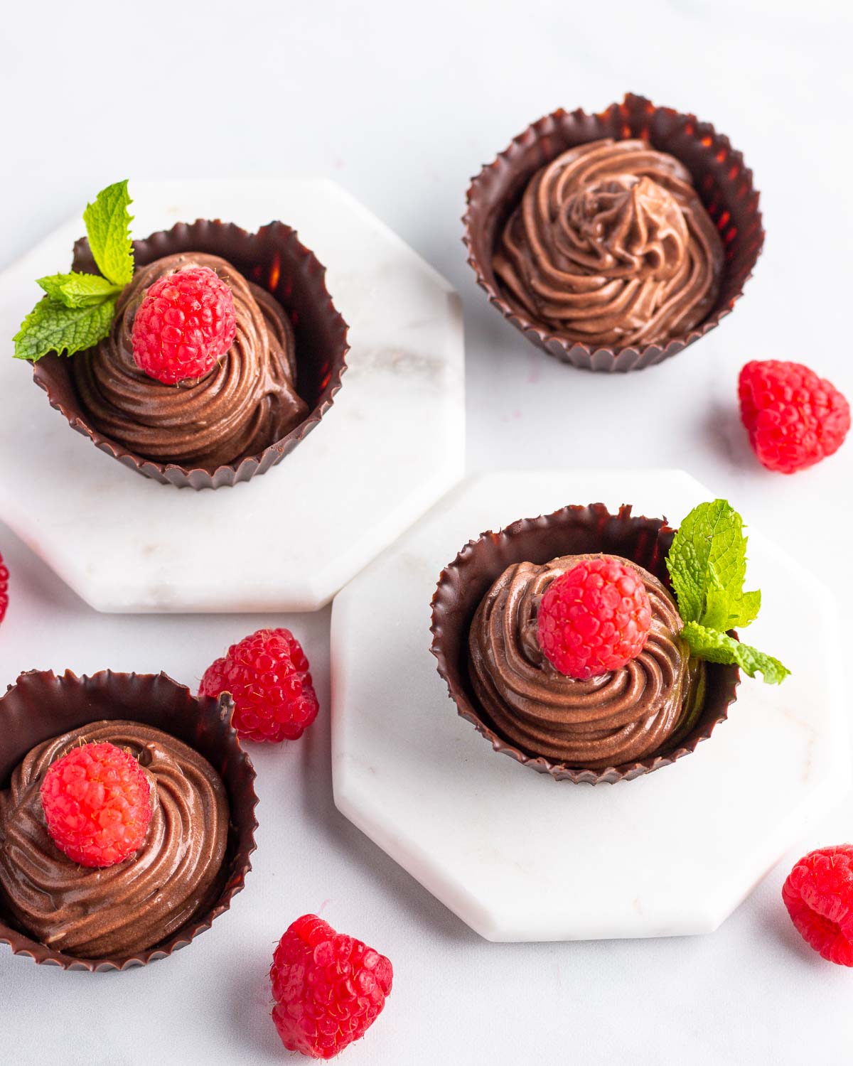  Keto Chocolate Mousse Cups
