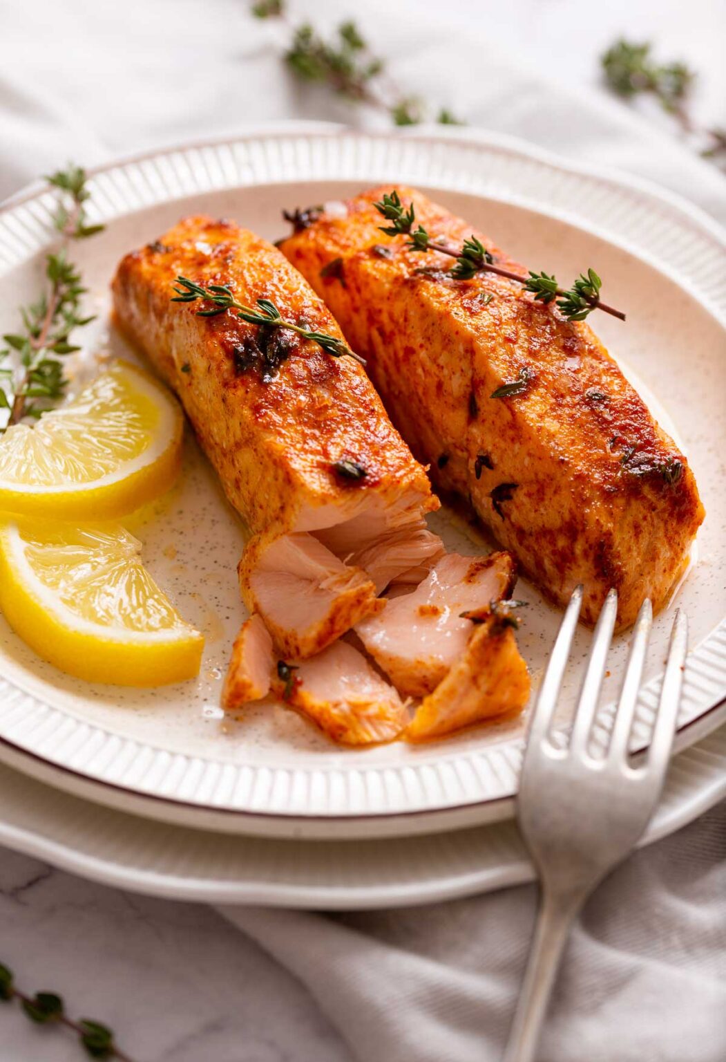 Keto Air Fryer Salmon Beauty and the Foodie