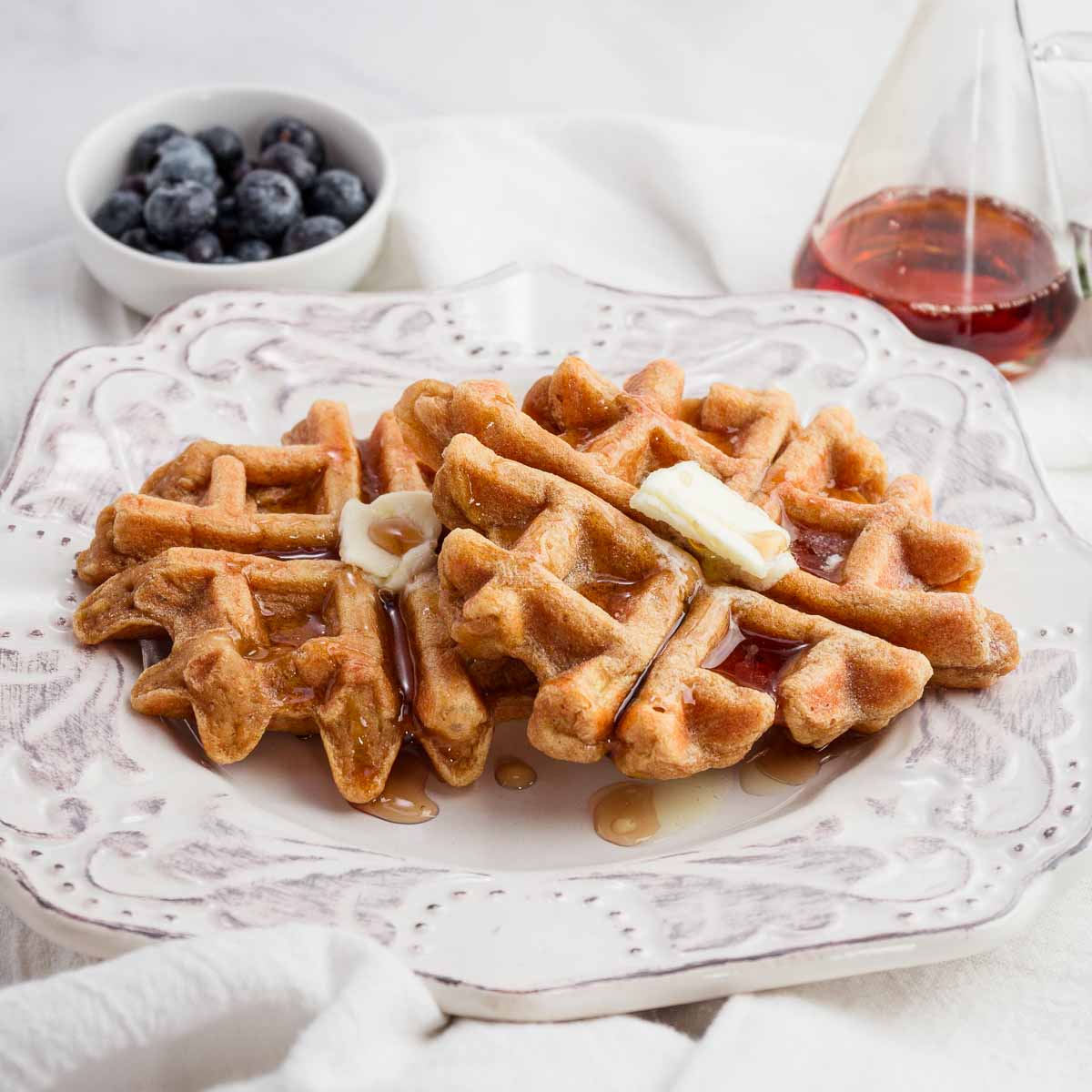 Two Ingredient Keto Waffles - Beauty and the Foodie