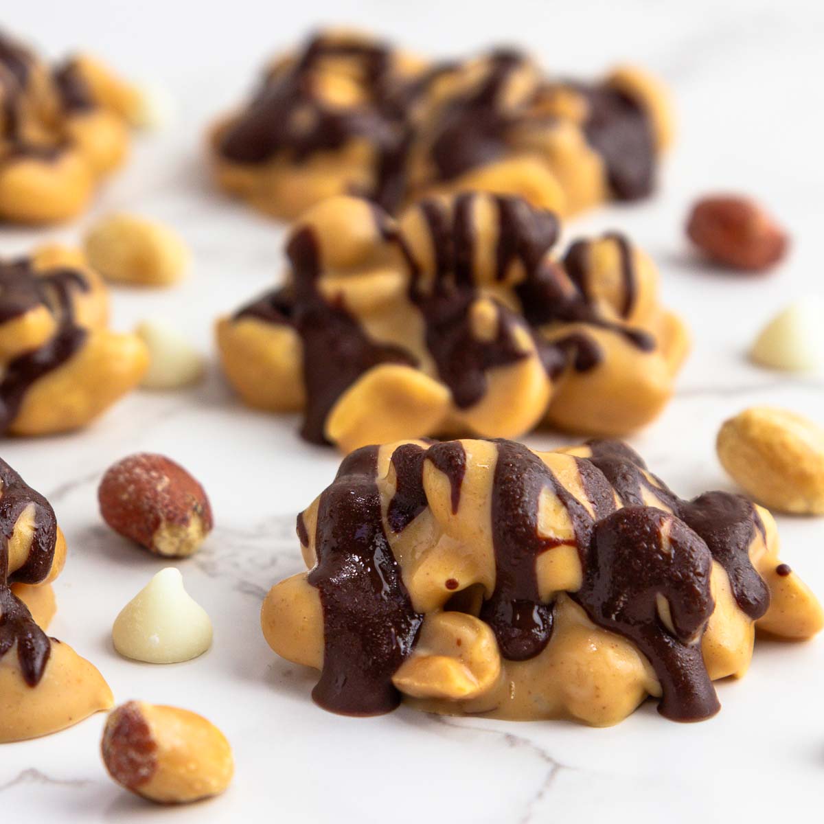 Snickers Keto Fat Bombs - Beauty and the Foodie
