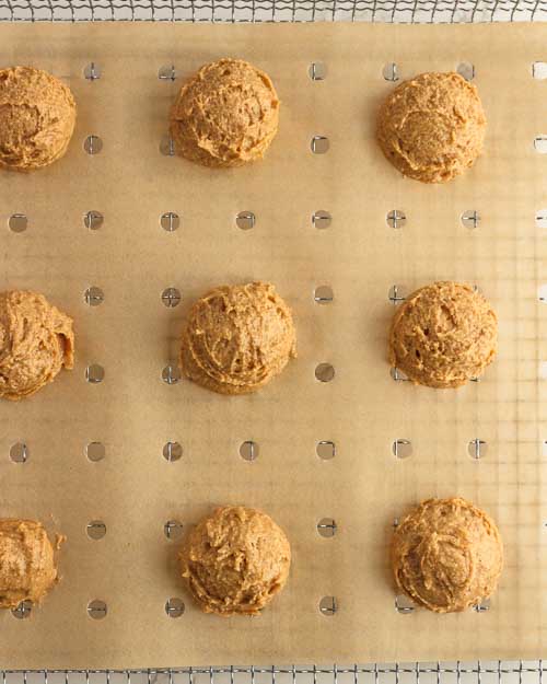 Bake the donut holes.